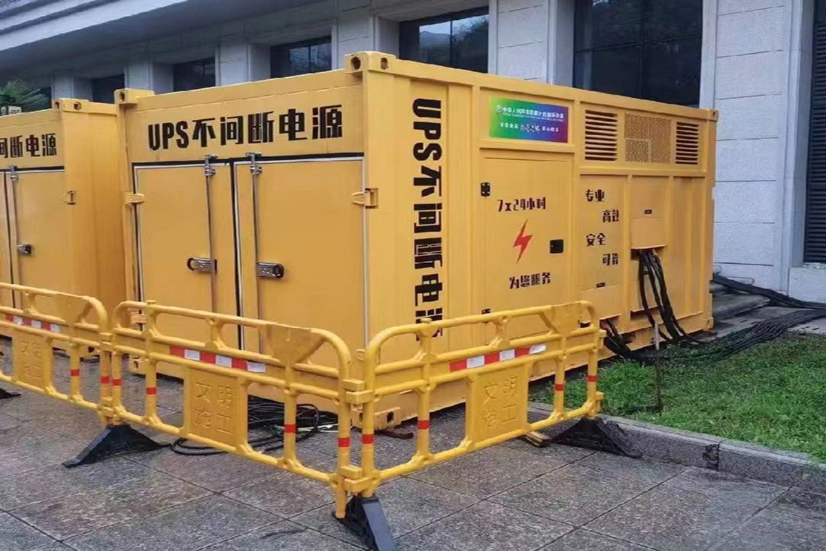 涉县发电机租赁施工现场